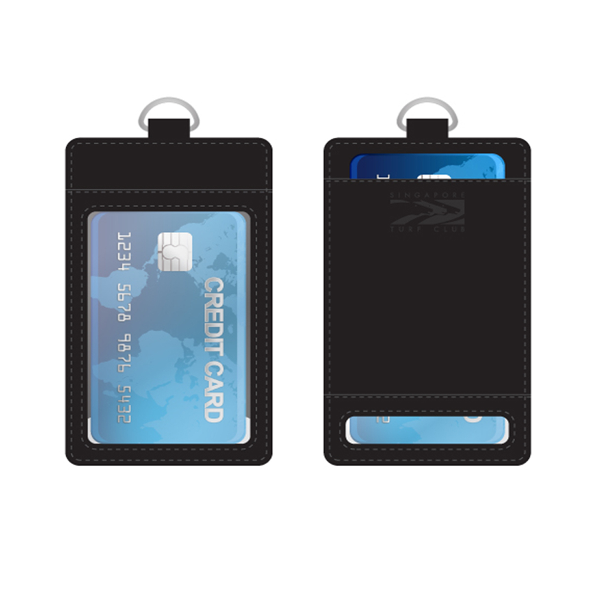 PU Leather ID Card Holder